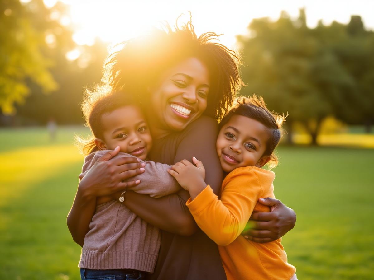 Family in the park