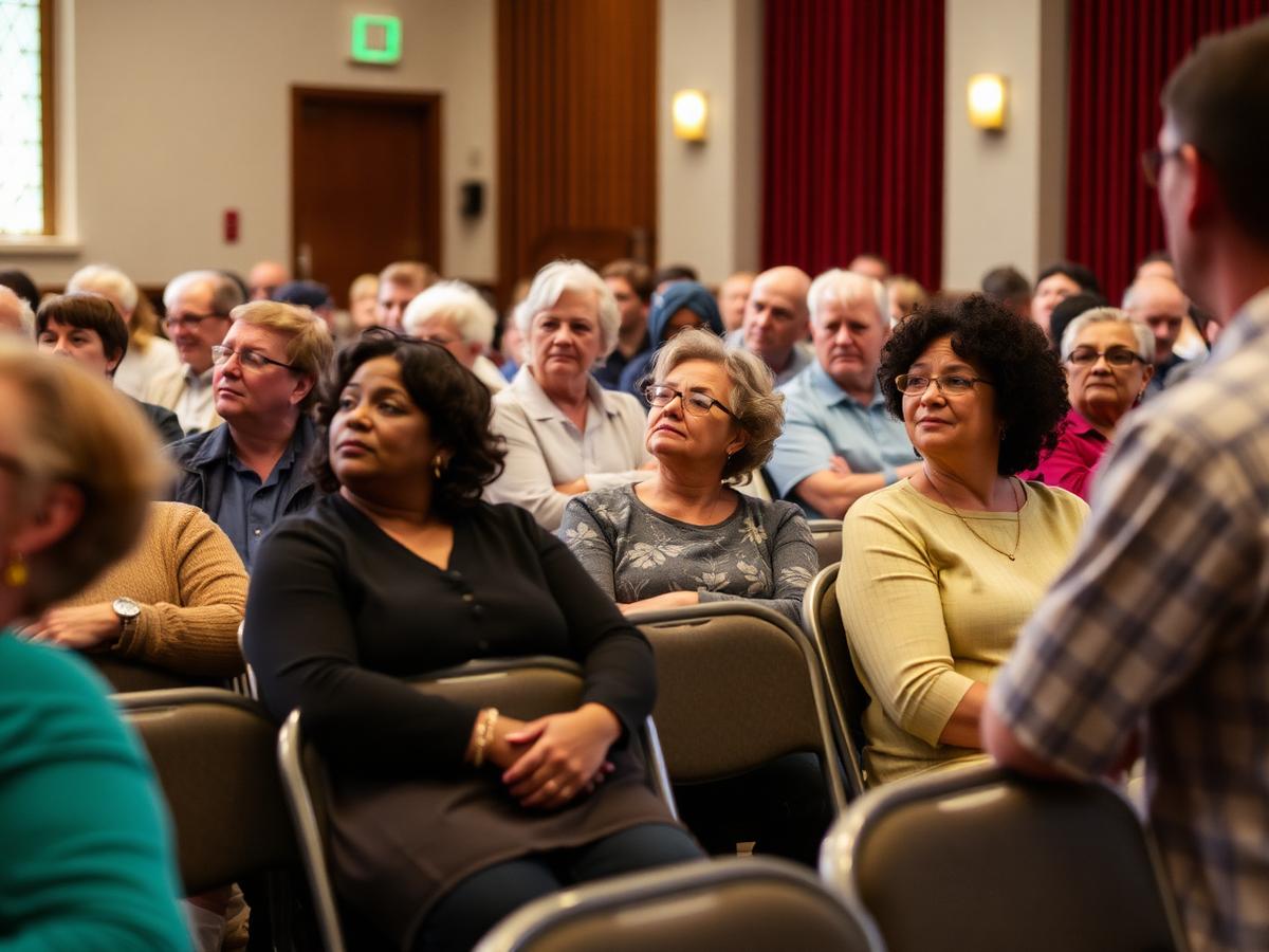 Community workshop audience